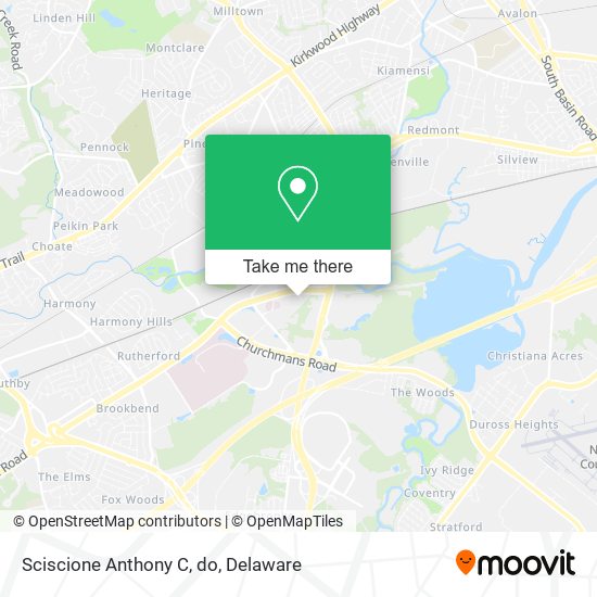 Mapa de Sciscione Anthony C, do