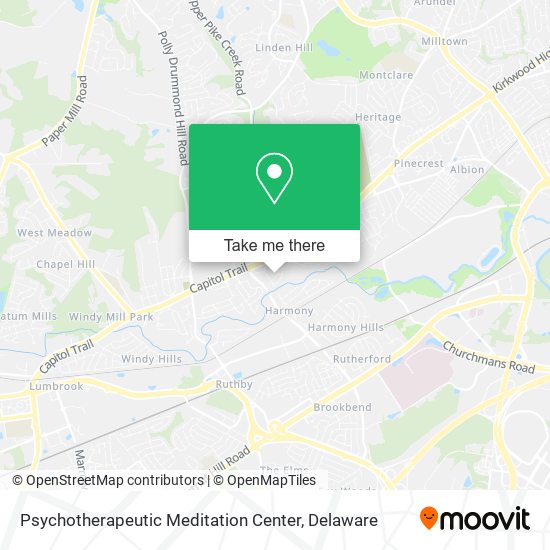Mapa de Psychotherapeutic Meditation Center