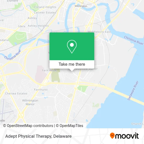 Adept Physical Therapy map