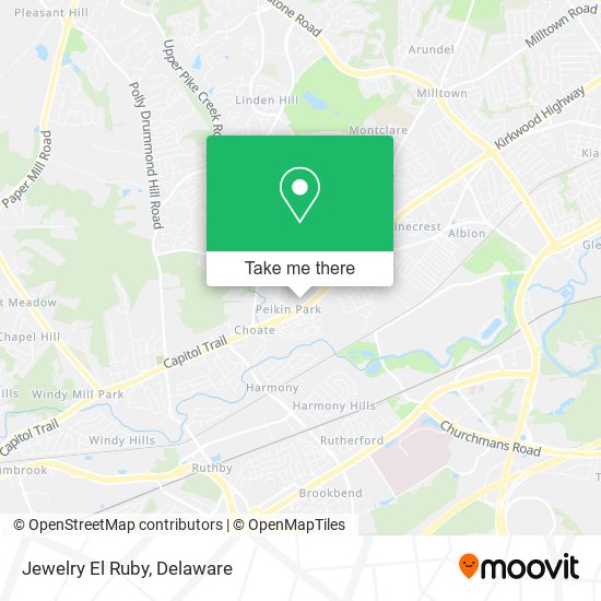 Mapa de Jewelry El Ruby