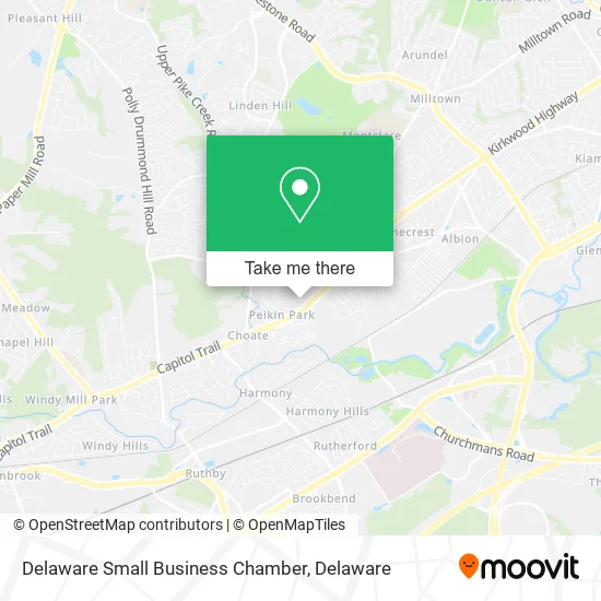 Delaware Small Business Chamber map