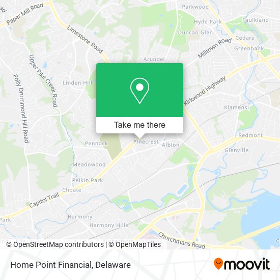 Mapa de Home Point Financial