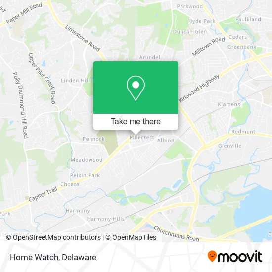 Home Watch map