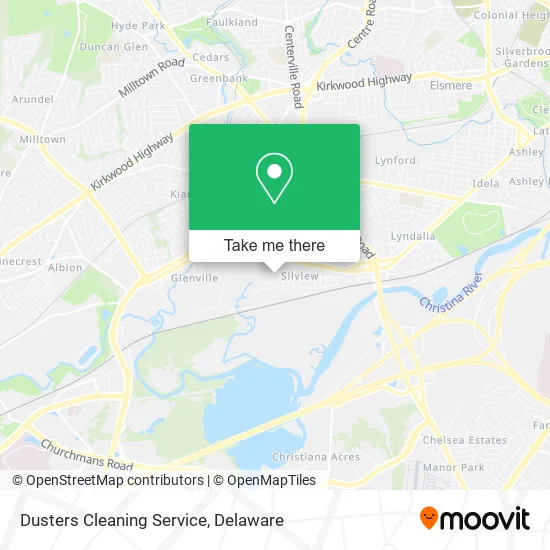 Dusters Cleaning Service map