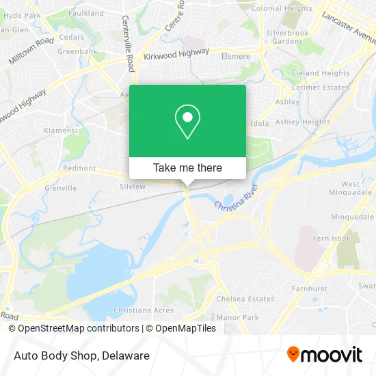 Auto Body Shop map