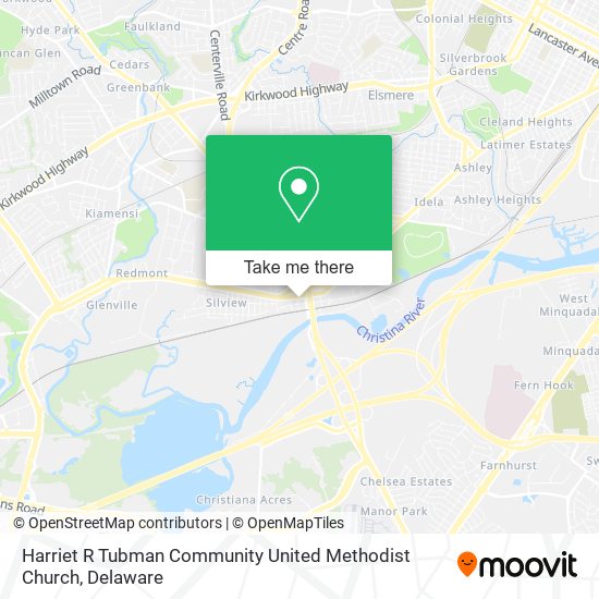 Harriet R Tubman Community United Methodist Church map