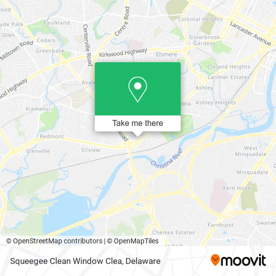 Squeegee Clean Window Clea map