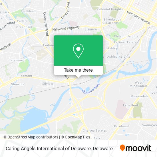 Mapa de Caring Angels International of Delaware