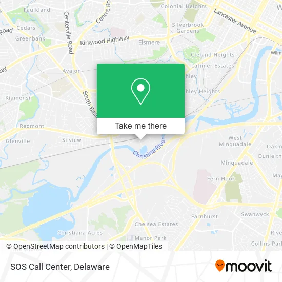 SOS Call Center map