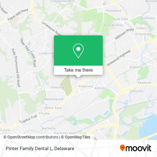 Mapa de Pinter Family Dental L