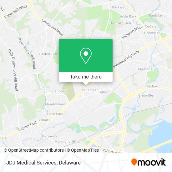 JDJ Medical Services map