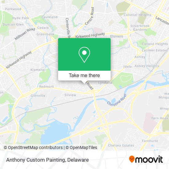 Anthony Custom Painting map