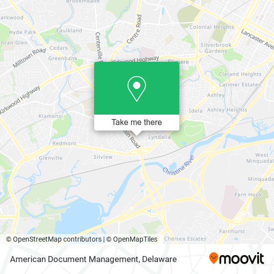 American Document Management map