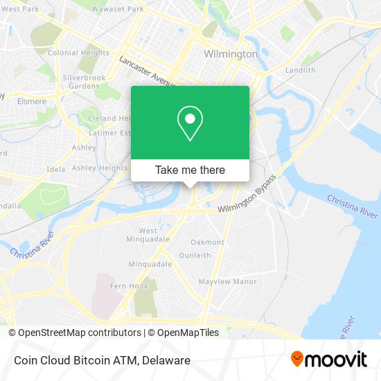 Mapa de Coin Cloud Bitcoin ATM