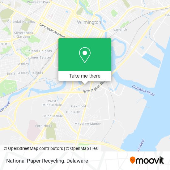 Mapa de National Paper Recycling