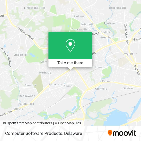 Computer Software Products map