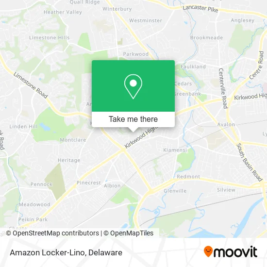 Amazon Locker-Lino map