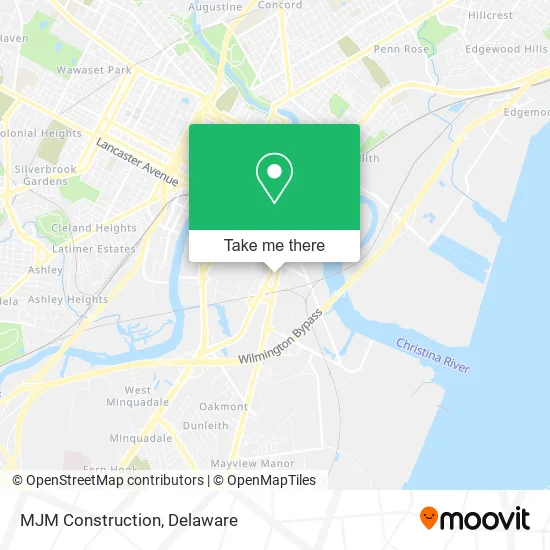 MJM Construction map