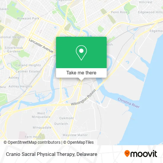 Cranio Sacral Physical Therapy map