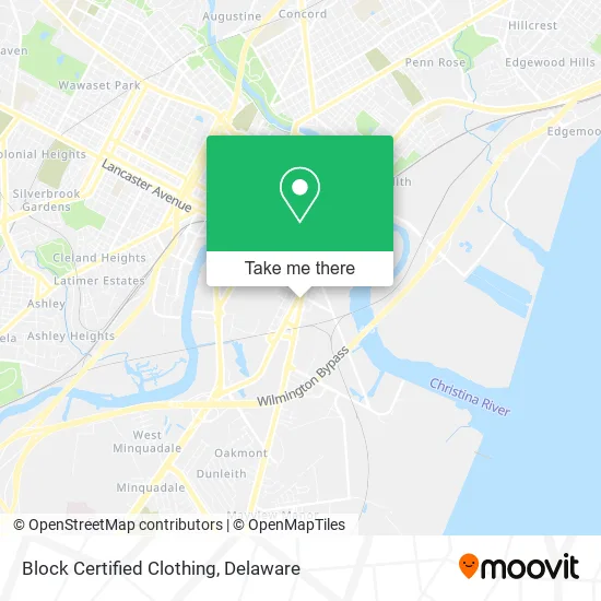 Block Certified Clothing map