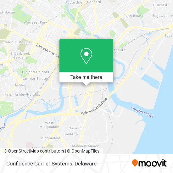 Confidence Carrier Systems map