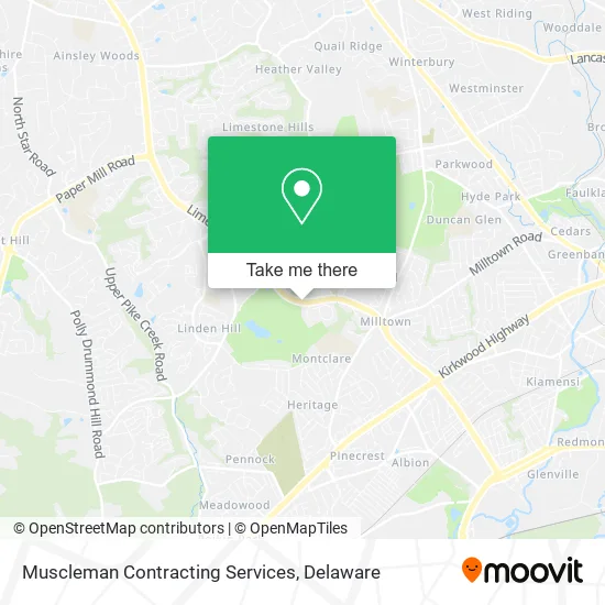 Muscleman Contracting Services map