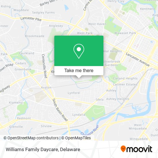 Williams Family Daycare map