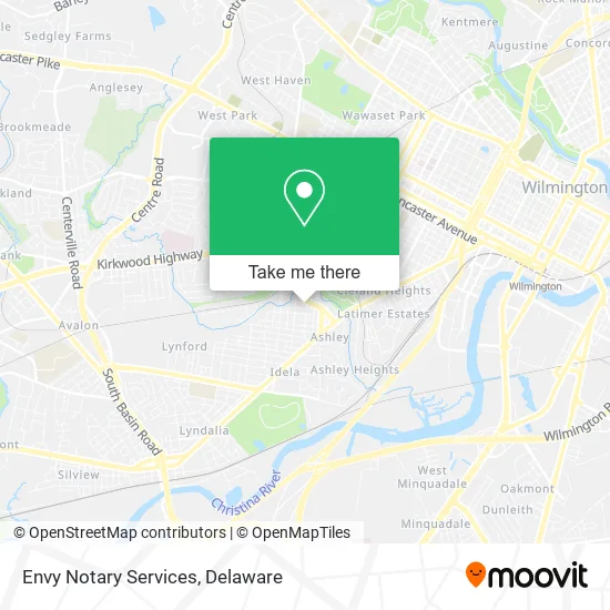Envy Notary Services map