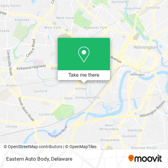 Eastern Auto Body map