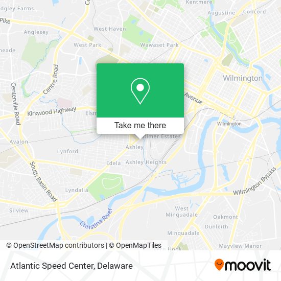 Atlantic Speed Center map