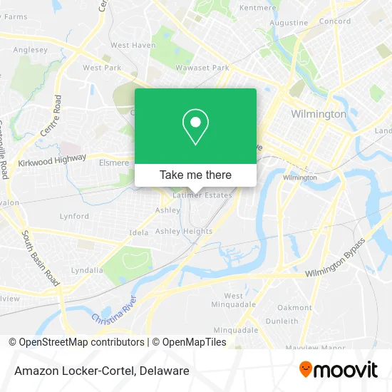 Amazon Locker-Cortel map
