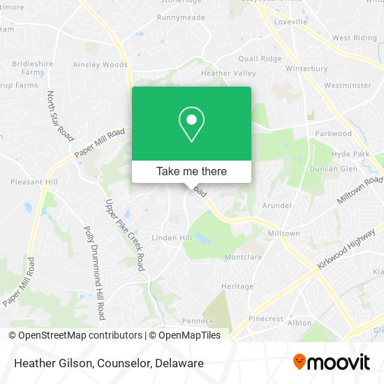 Heather Gilson, Counselor map