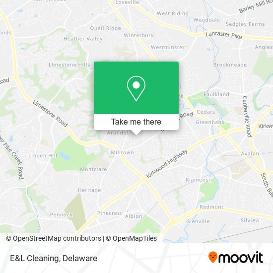 E&L Cleaning map