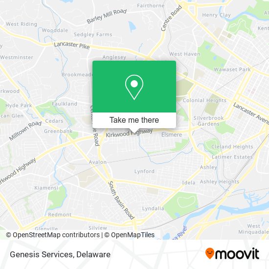 Genesis Services map