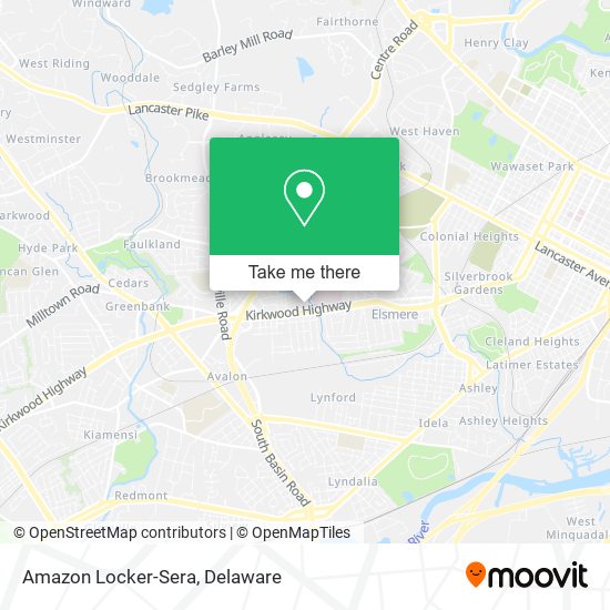 Amazon Locker-Sera map