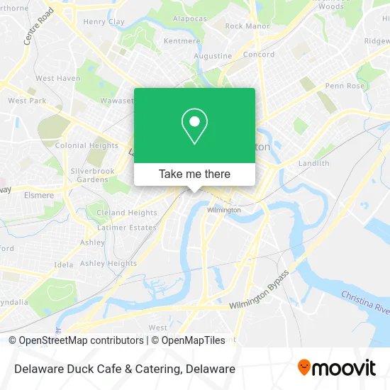Delaware Duck Cafe & Catering map