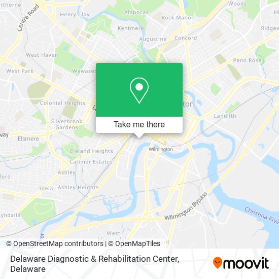 Delaware Diagnostic & Rehabilitation Center map
