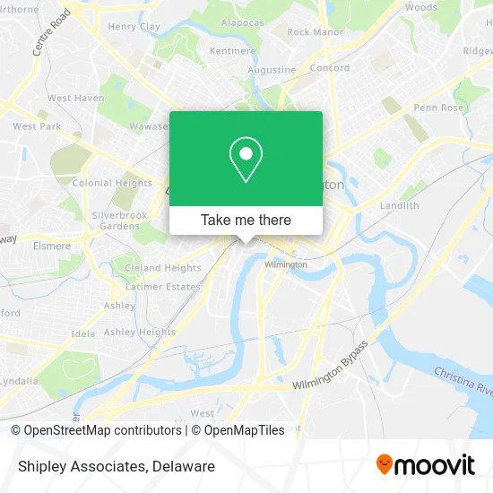 Shipley Associates map