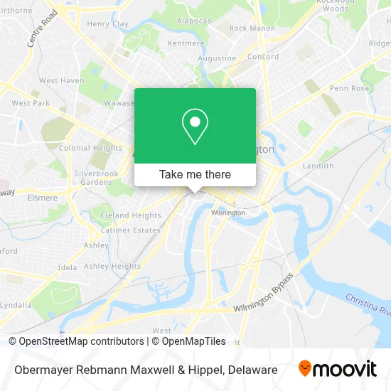 Obermayer Rebmann Maxwell & Hippel map