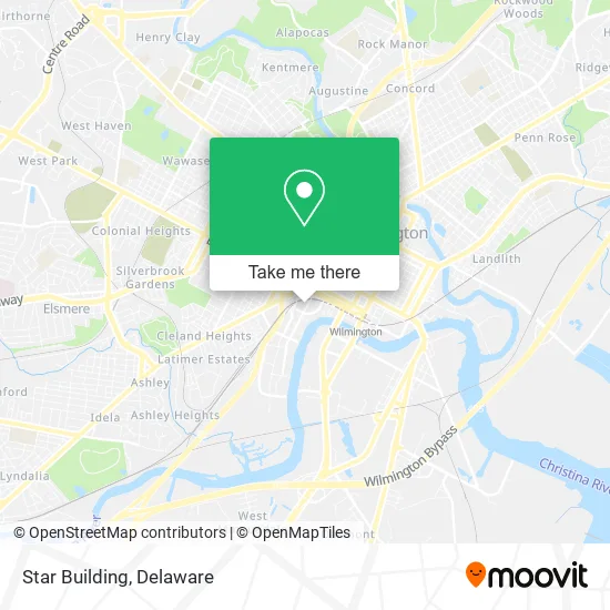 Star Building map