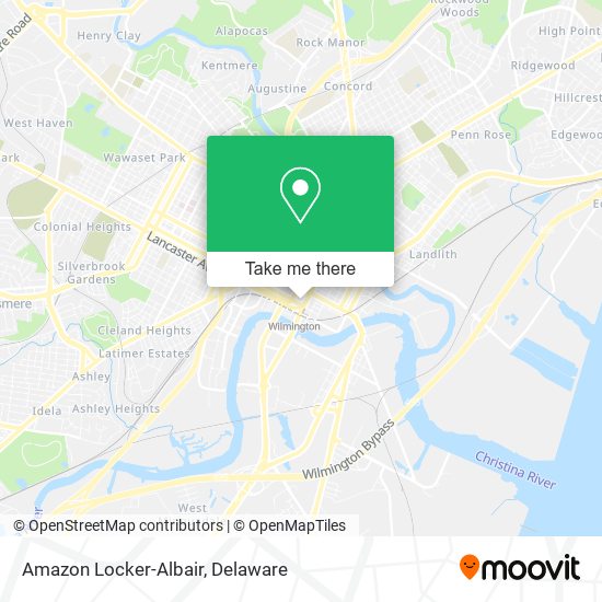 Mapa de Amazon Locker-Albair