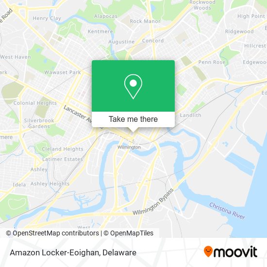 Mapa de Amazon Locker-Eoighan