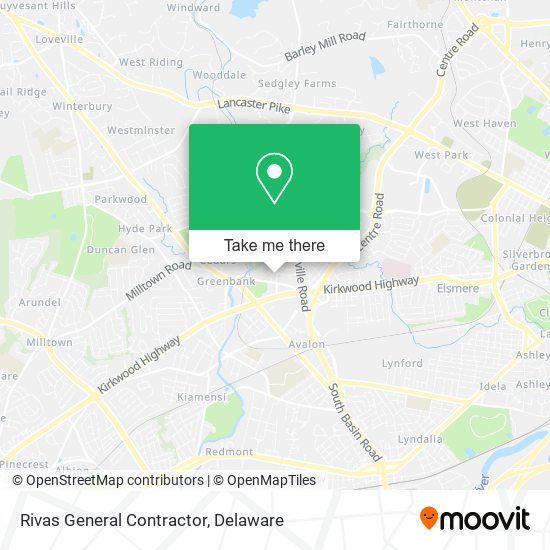 Rivas General Contractor map