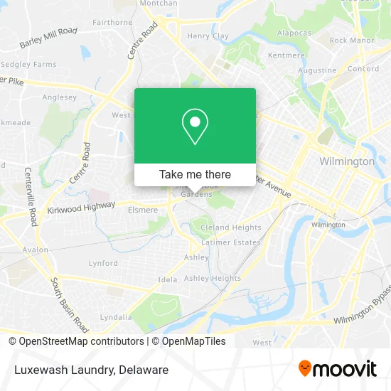 Luxewash Laundry map