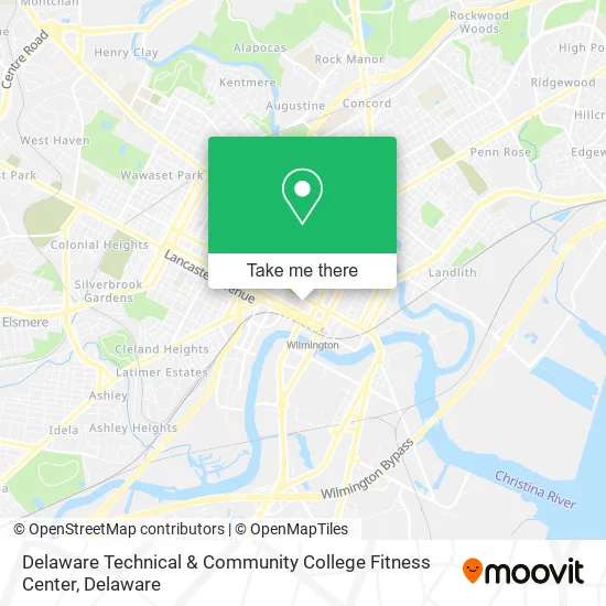 Delaware Technical & Community College Fitness Center map