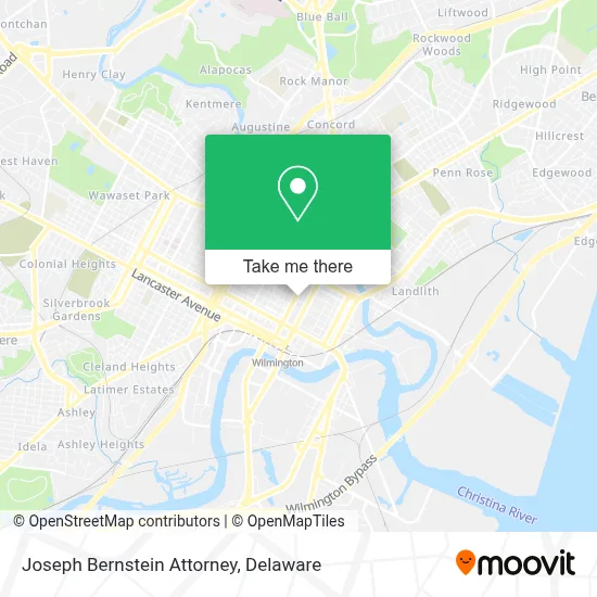 Joseph Bernstein Attorney map