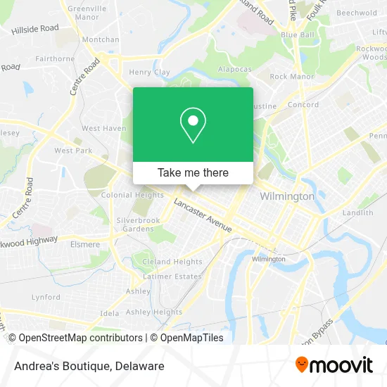 Andrea's Boutique map