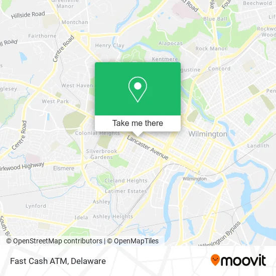 Fast Cash ATM map