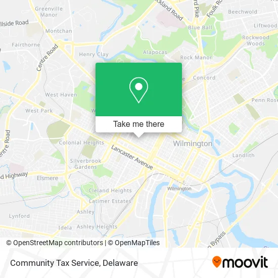 Community Tax Service map