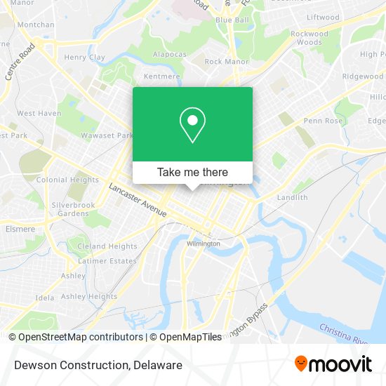 Dewson Construction map